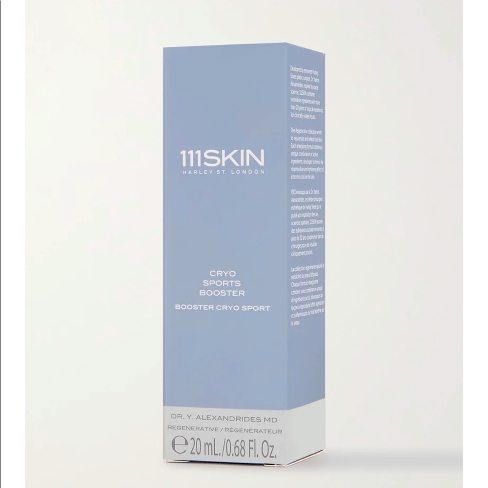 111 Skin Cryo ATP Sports Booster serum NWT
